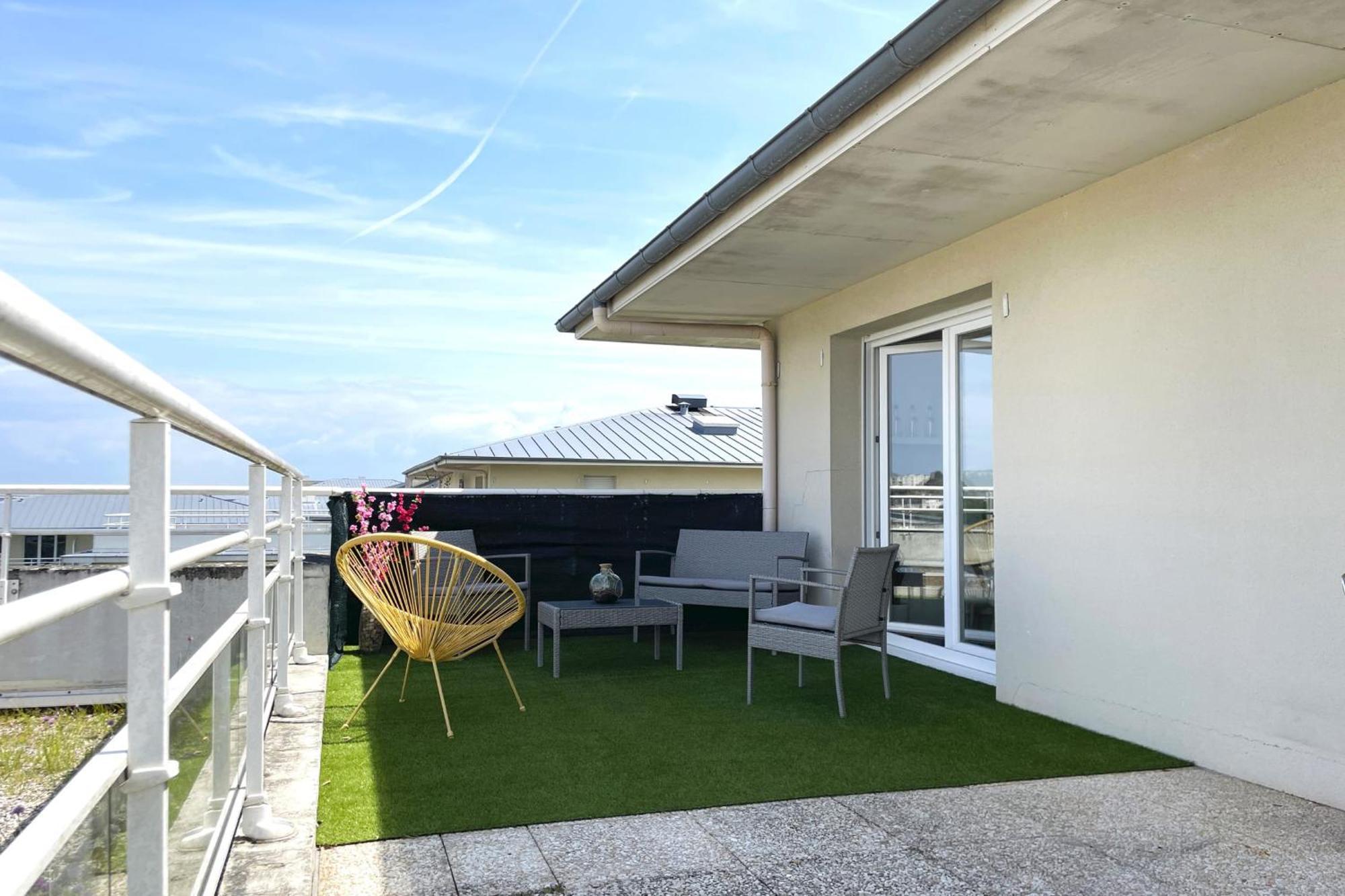 Le Rooftop - Terrasse - Parking - Piscine Caen Kültér fotó