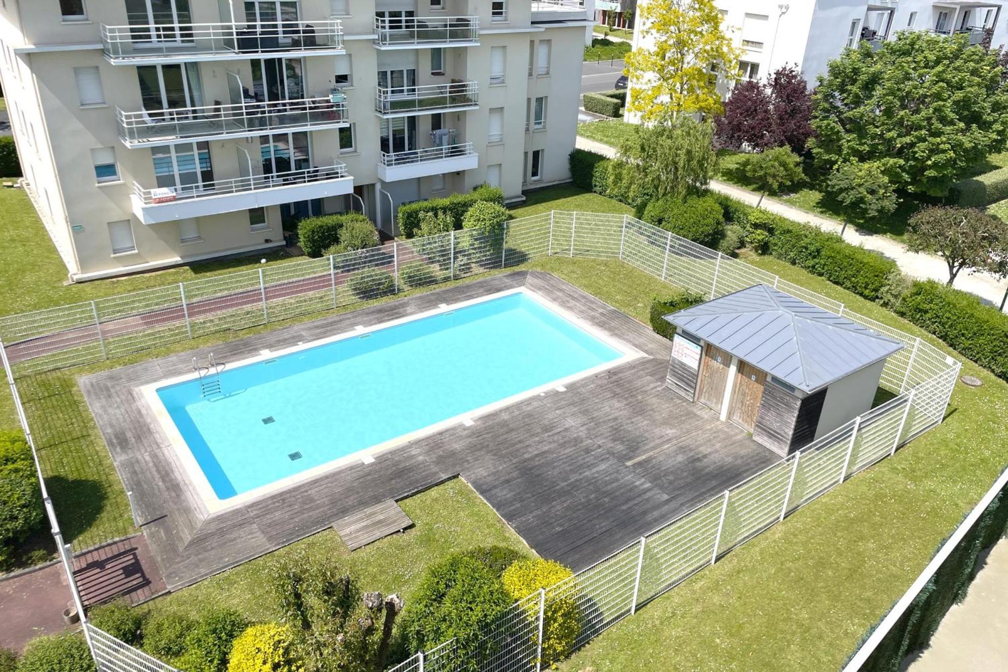 Le Rooftop - Terrasse - Parking - Piscine Caen Kültér fotó